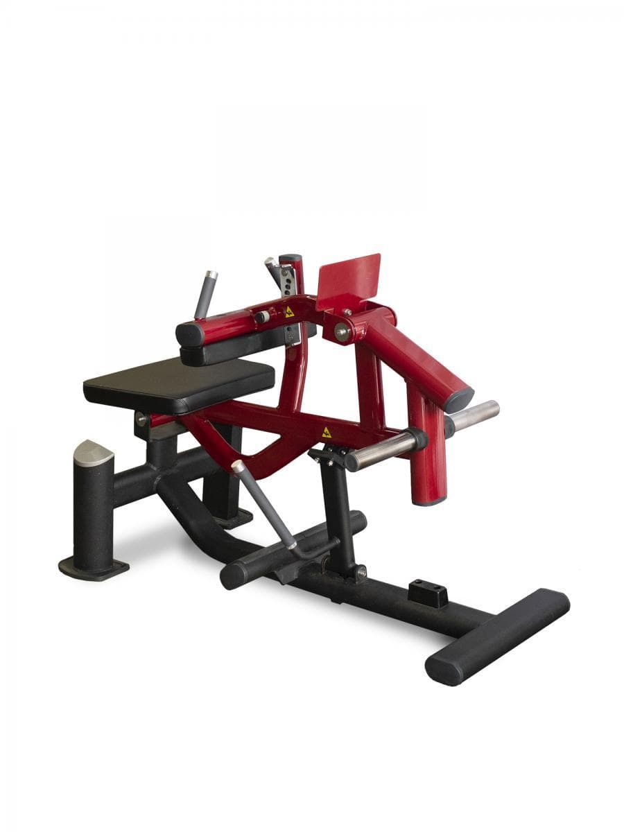 Elite Leverage Seated Calf - Muscle D Fitness - Commercial Grade - Adjustable Seat - Plate Loaded - Grit Grind Strength