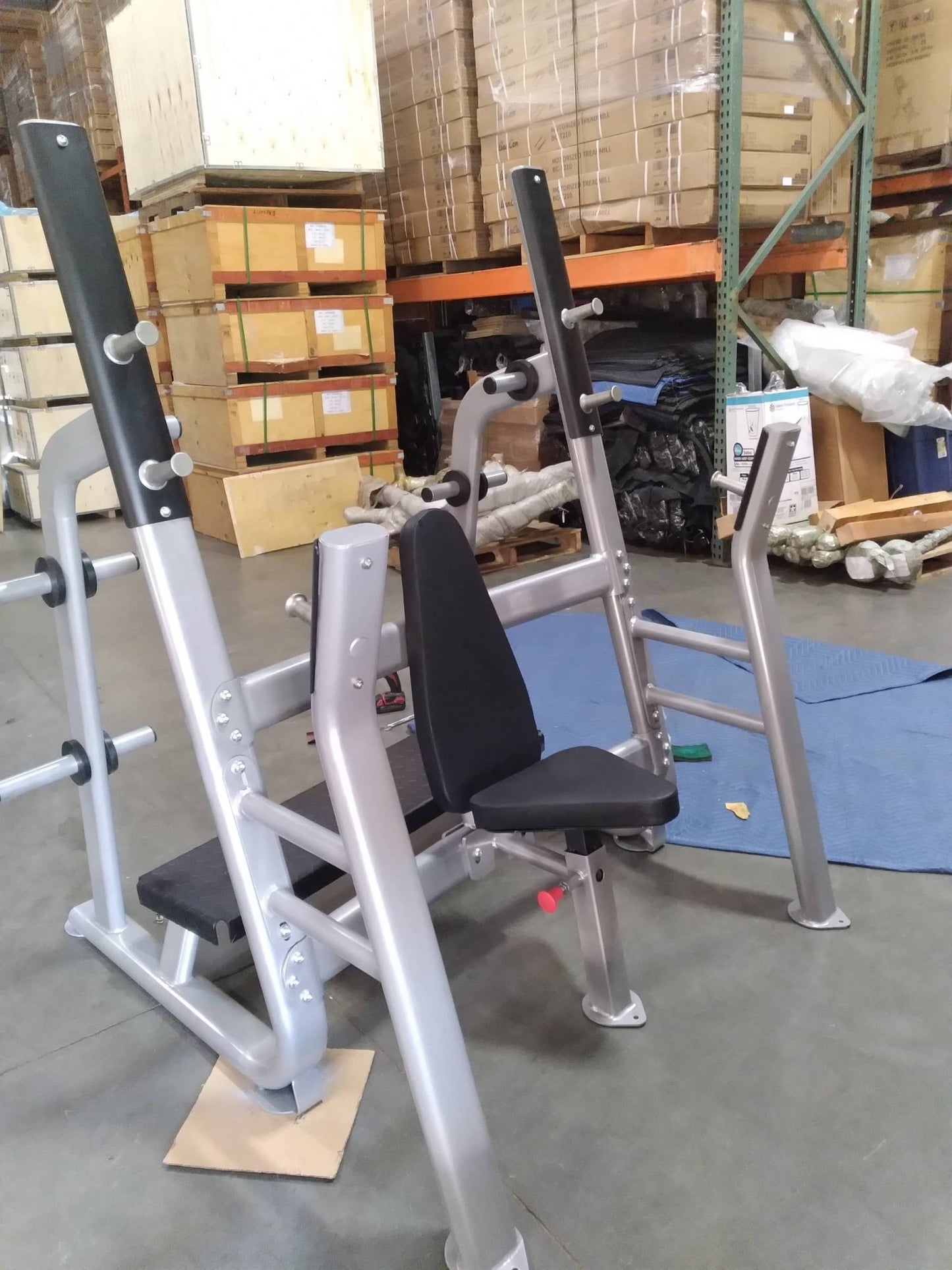 Elite Olympic Military Bench - Muscle D Fitness - Commercial - Seated Upright Shoulder Press - Grit Grind Strength