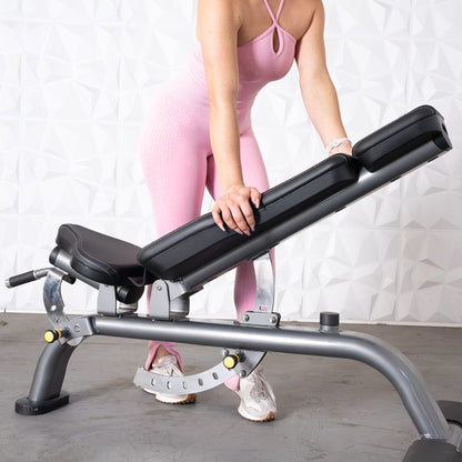 Elite Plus Adjustable Bench | 9 Angles | Muscle D Fitness - Grit Grind Strength