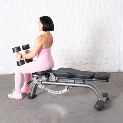Elite Plus Adjustable Bench | 9 Angles | Muscle D Fitness - Grit Grind Strength