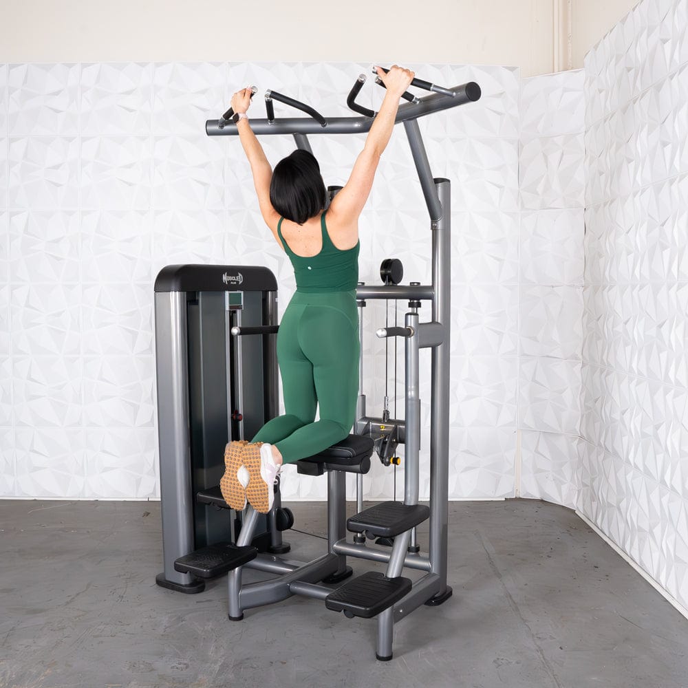 Elite Plus Assisted Chin Dip Machine | Muscle D Fitness - Grit Grind Strength