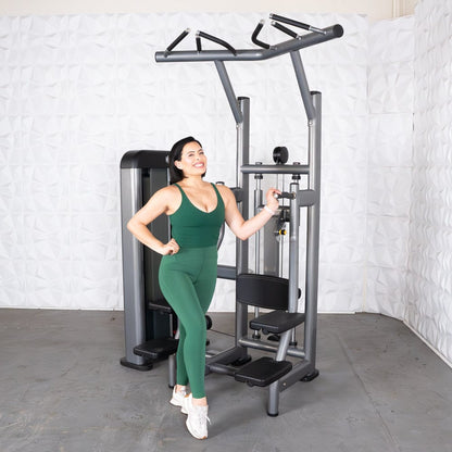Elite Plus Assisted Chin Dip Machine | Muscle D Fitness - Grit Grind Strength