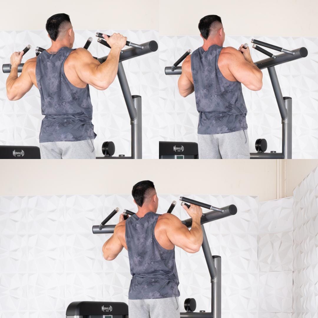 Elite Plus Assisted Chin Dip Machine | Muscle D Fitness - Grit Grind Strength