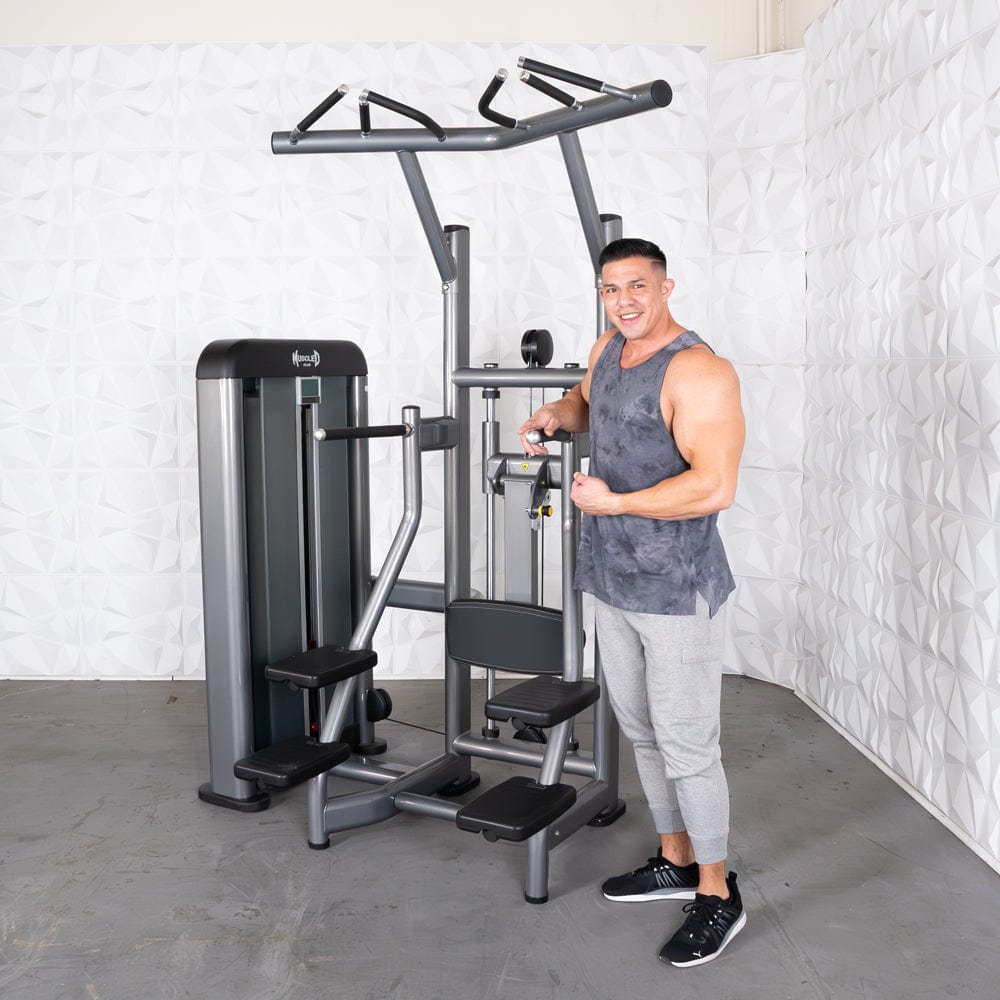 Elite Plus Assisted Chin Dip Machine | Muscle D Fitness - Grit Grind Strength