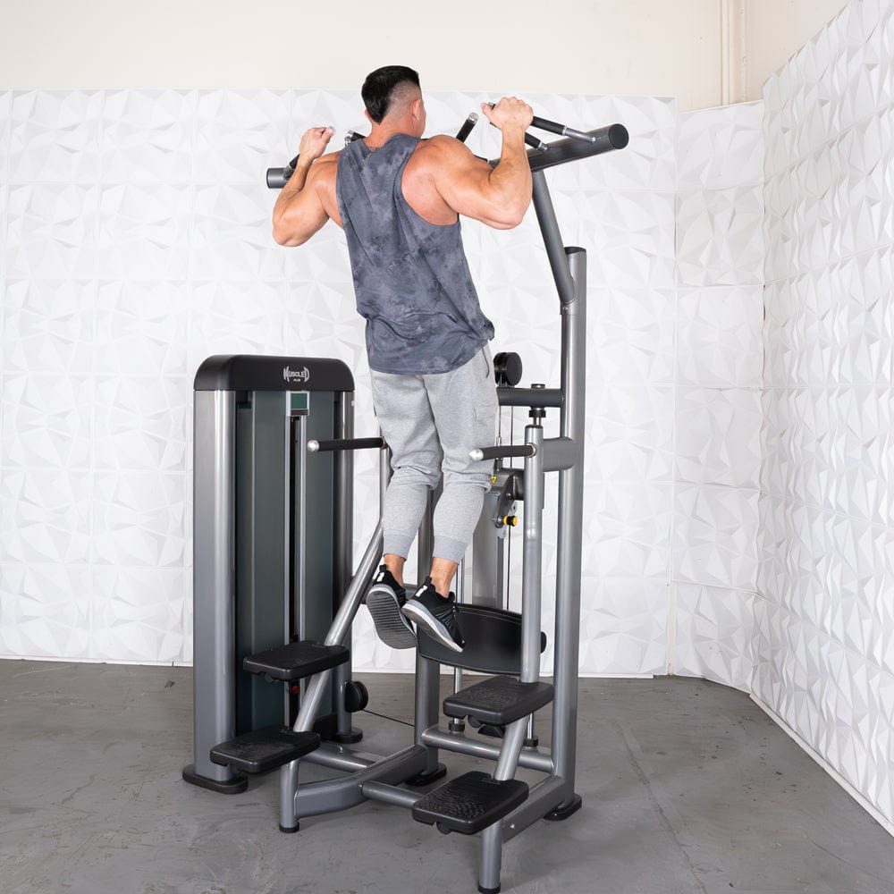 Elite Plus Assisted Chin Dip Machine | Muscle D Fitness - Grit Grind Strength
