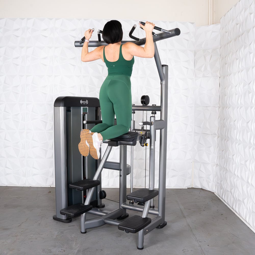 Elite Plus Assisted Chin Dip Machine | Muscle D Fitness - Grit Grind Strength