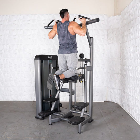 Elite Plus Assisted Chin Dip Machine | Muscle D Fitness - Grit Grind Strength