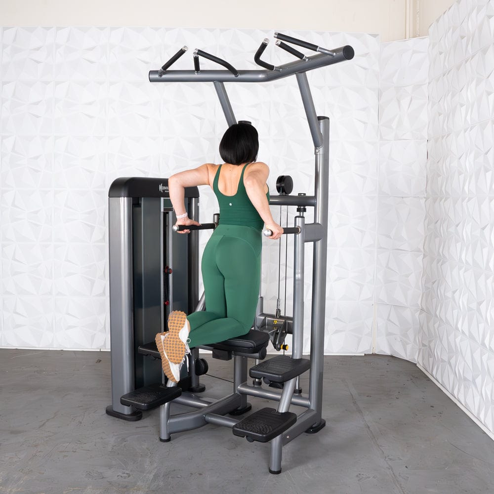 Elite Plus Assisted Chin Dip Machine | Muscle D Fitness - Grit Grind Strength