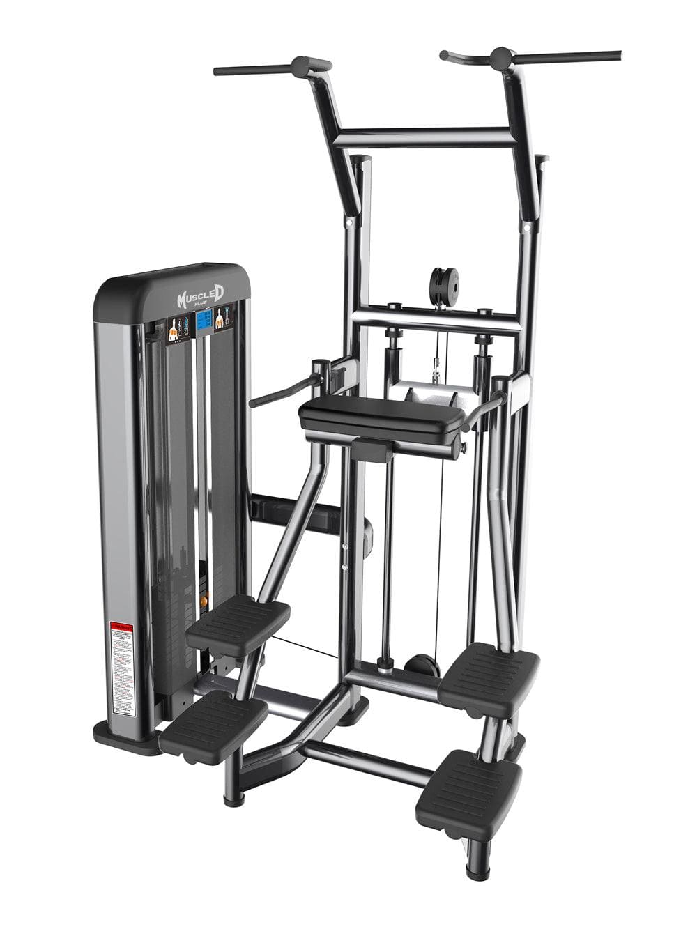 Elite Plus Assisted Chin Dip Machine | Muscle D Fitness - Grit Grind Strength