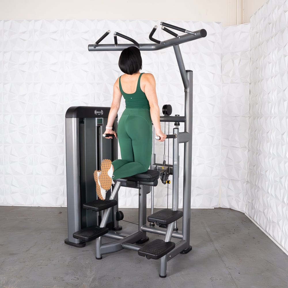 Elite Plus Assisted Chin Dip Machine | Muscle D Fitness - Grit Grind Strength
