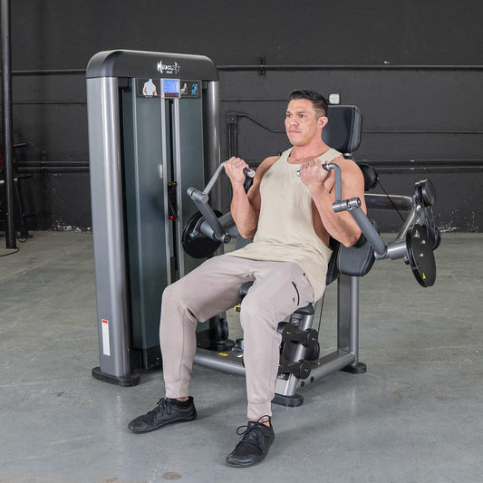 Elite Plus Biceps Curl Machine | Muscle D Fitness - Grit Grind Strength
