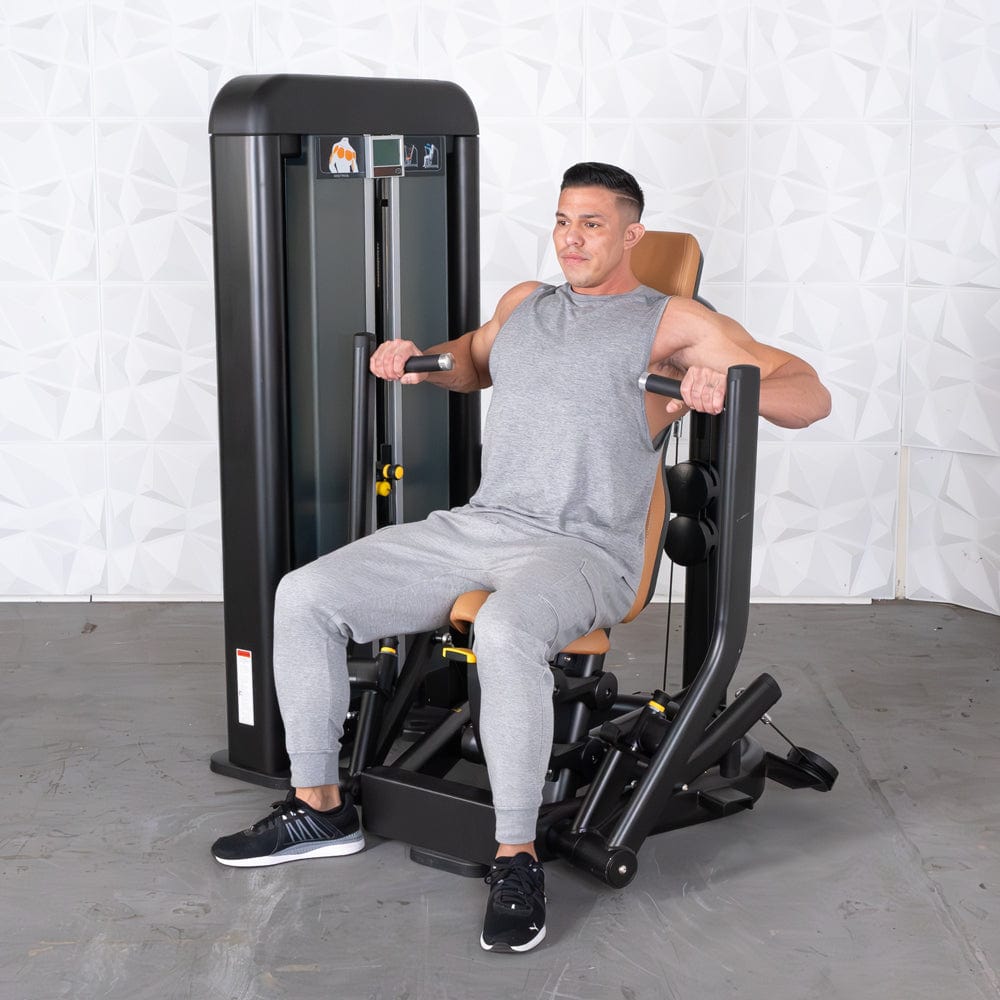 Elite Plus Chest Press - Commercial Iso - Lateral Selectorized Machine | Muscle D Fitness - Grit Grind Strength