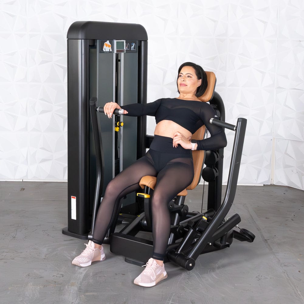Elite Plus Chest Press - Commercial Iso - Lateral Selectorized Machine | Muscle D Fitness - Grit Grind Strength