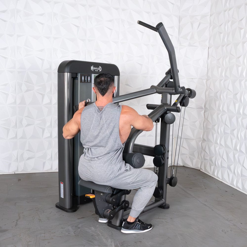 Elite Plus Lat Pulldown - Iso - Lateral | Muscle D Fitness - Grit Grind Strength