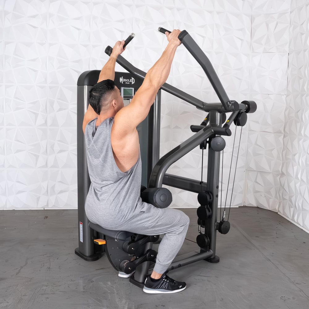 Elite Plus Lat Pulldown - Iso - Lateral | Muscle D Fitness - Grit Grind Strength