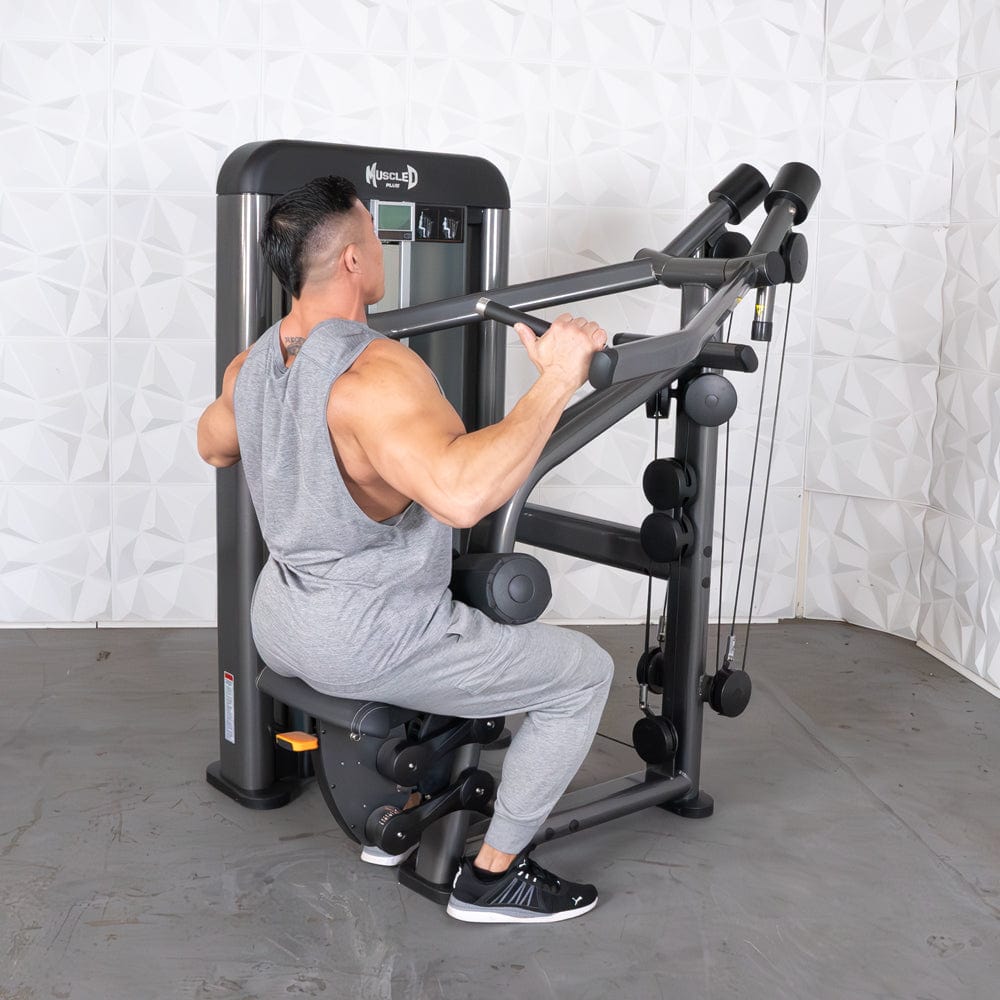 Elite Plus Lat Pulldown - Iso - Lateral | Muscle D Fitness - Grit Grind Strength