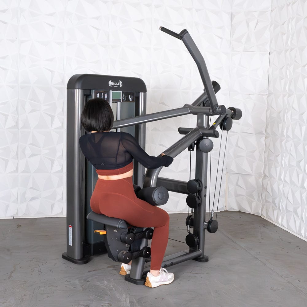 Elite Plus Lat Pulldown - Iso - Lateral | Muscle D Fitness - Grit Grind Strength