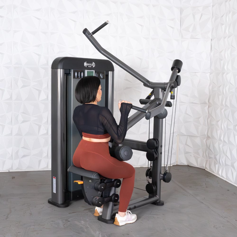Elite Plus Lat Pulldown - Iso - Lateral | Muscle D Fitness - Grit Grind Strength