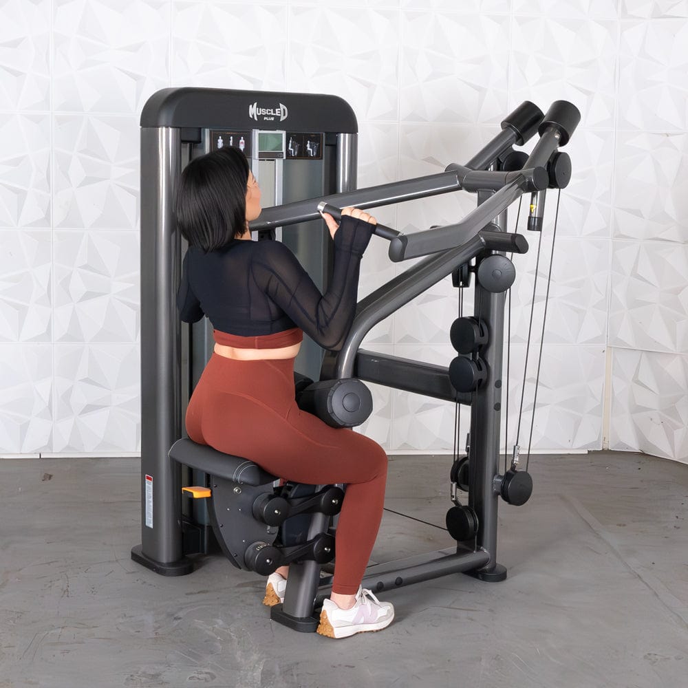 Elite Plus Lat Pulldown - Iso - Lateral | Muscle D Fitness - Grit Grind Strength