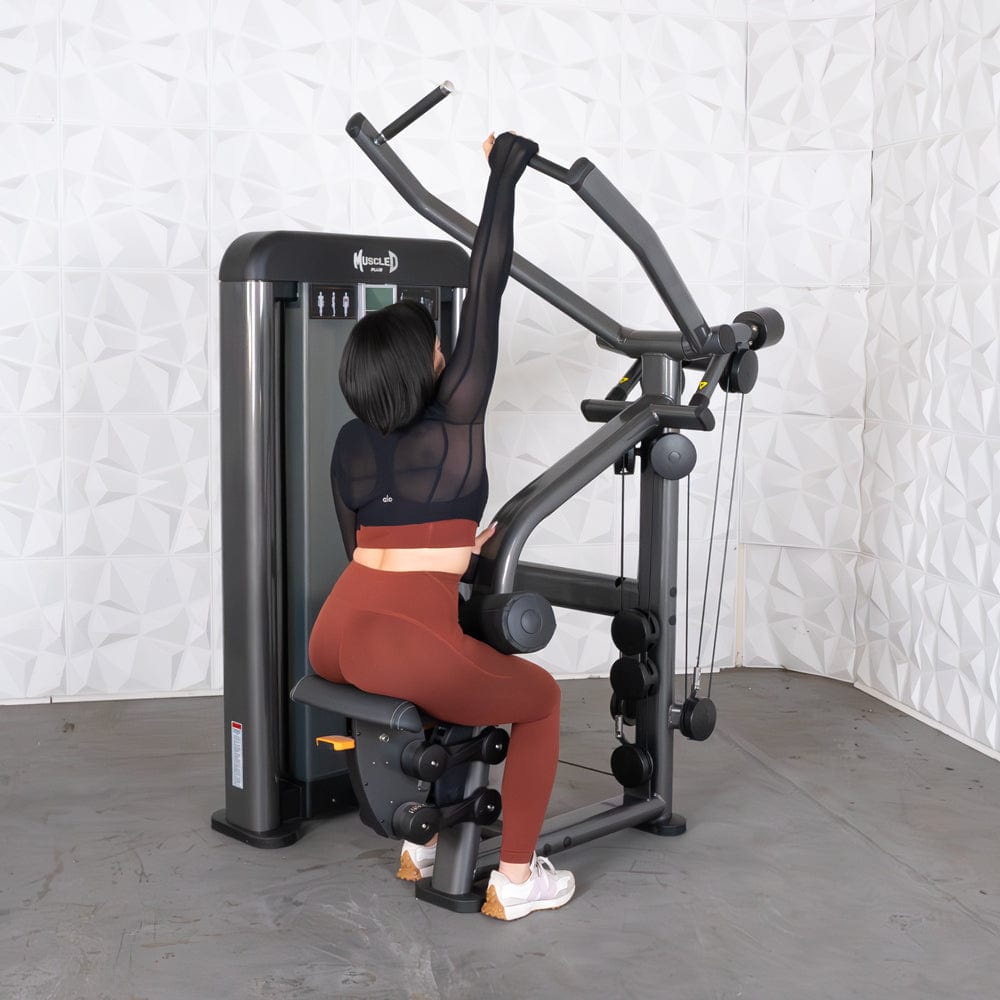 Elite Plus Lat Pulldown - Iso - Lateral | Muscle D Fitness - Grit Grind Strength