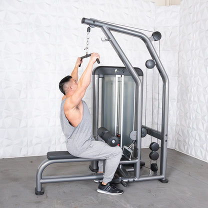 Elite Plus Lat Pulldown Low Row Combo | Muscle D Fitness - Grit Grind Strength