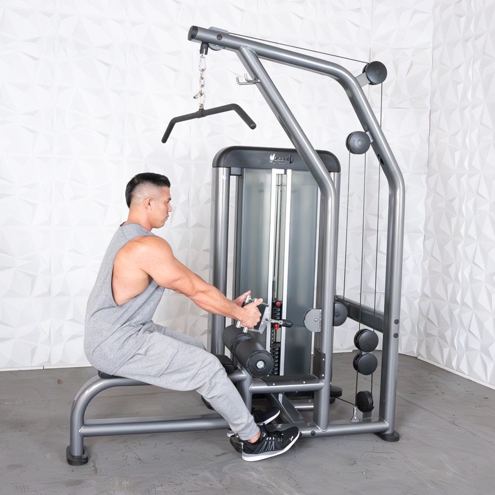 Elite Plus Lat Pulldown Low Row Combo | Muscle D Fitness - Grit Grind Strength