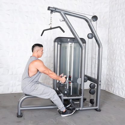 Elite Plus Lat Pulldown Low Row Combo | Muscle D Fitness - Grit Grind Strength