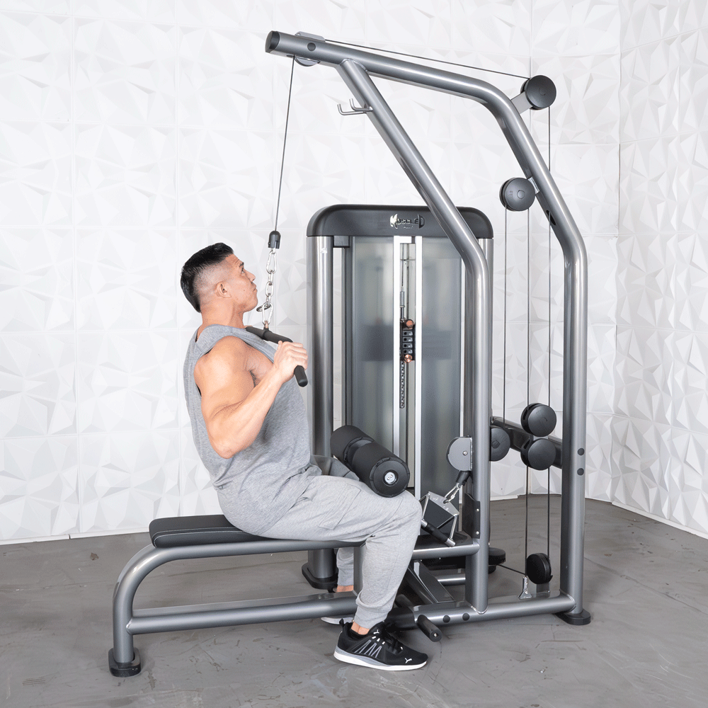 Elite Plus Lat Pulldown Low Row Combo | Muscle D Fitness - Grit Grind Strength