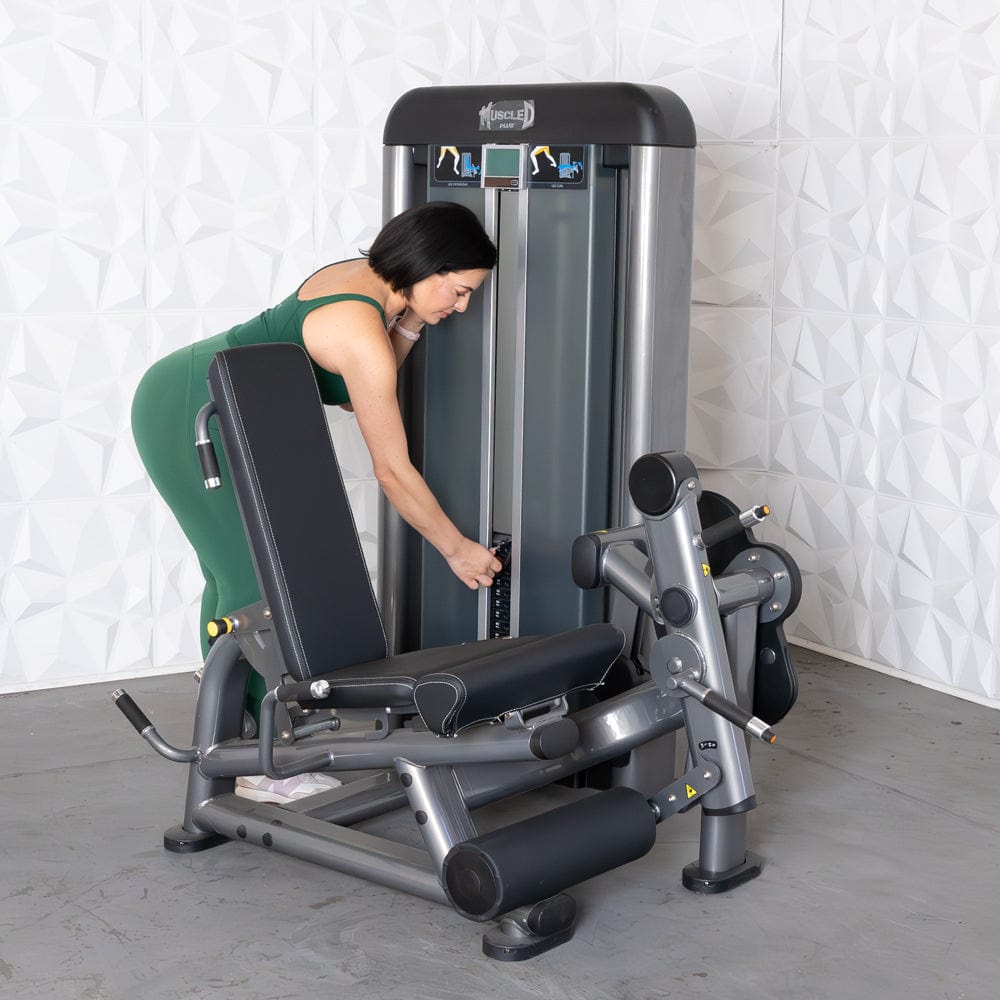 Elite Plus Leg Extension / Prone Leg Curl Combo | Muscle D Fitness - Grit Grind Strength