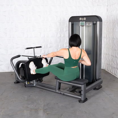 Elite Plus Long Pull Row | Iso - Lateral | Muscle D Fitness - Grit Grind Strength