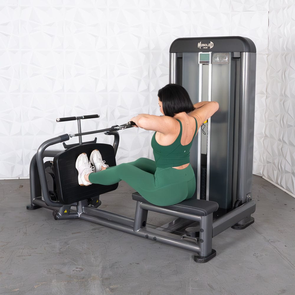 Elite Plus Long Pull Row | Iso - Lateral | Muscle D Fitness - Grit Grind Strength