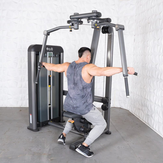 Elite Plus Pec Deck Rear Delt Machine | Muscle D Fitness - Grit Grind Strength
