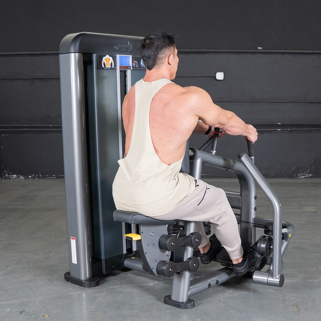 Elite Plus Seated Row - Iso - Lateral Machine | Muscle D Fitness - Grit Grind Strength