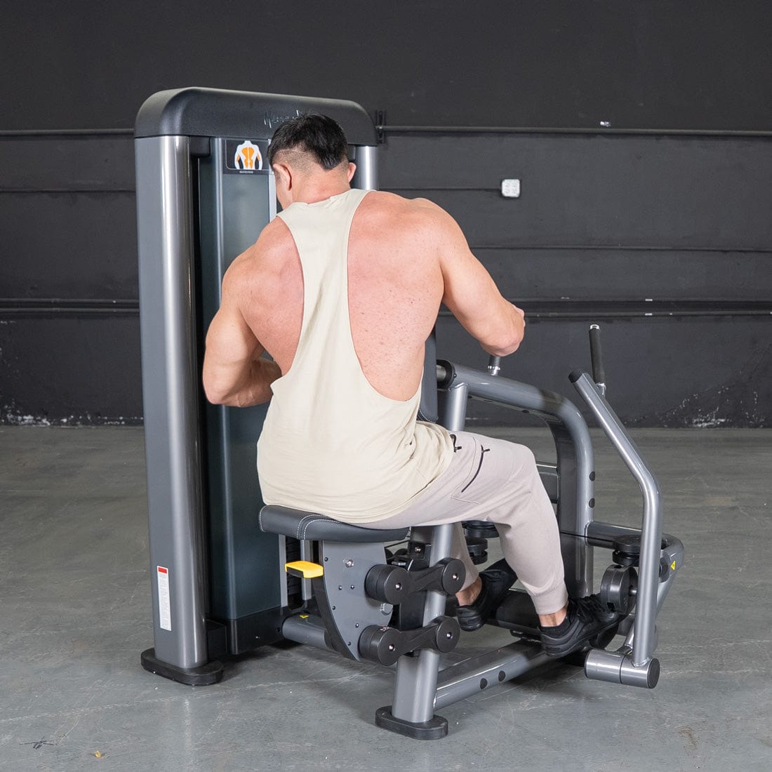Elite Plus Seated Row - Iso - Lateral Machine | Muscle D Fitness - Grit Grind Strength