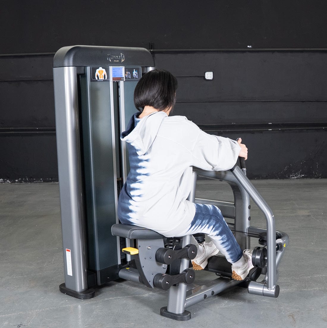 Elite Plus Seated Row - Iso - Lateral Machine | Muscle D Fitness - Grit Grind Strength
