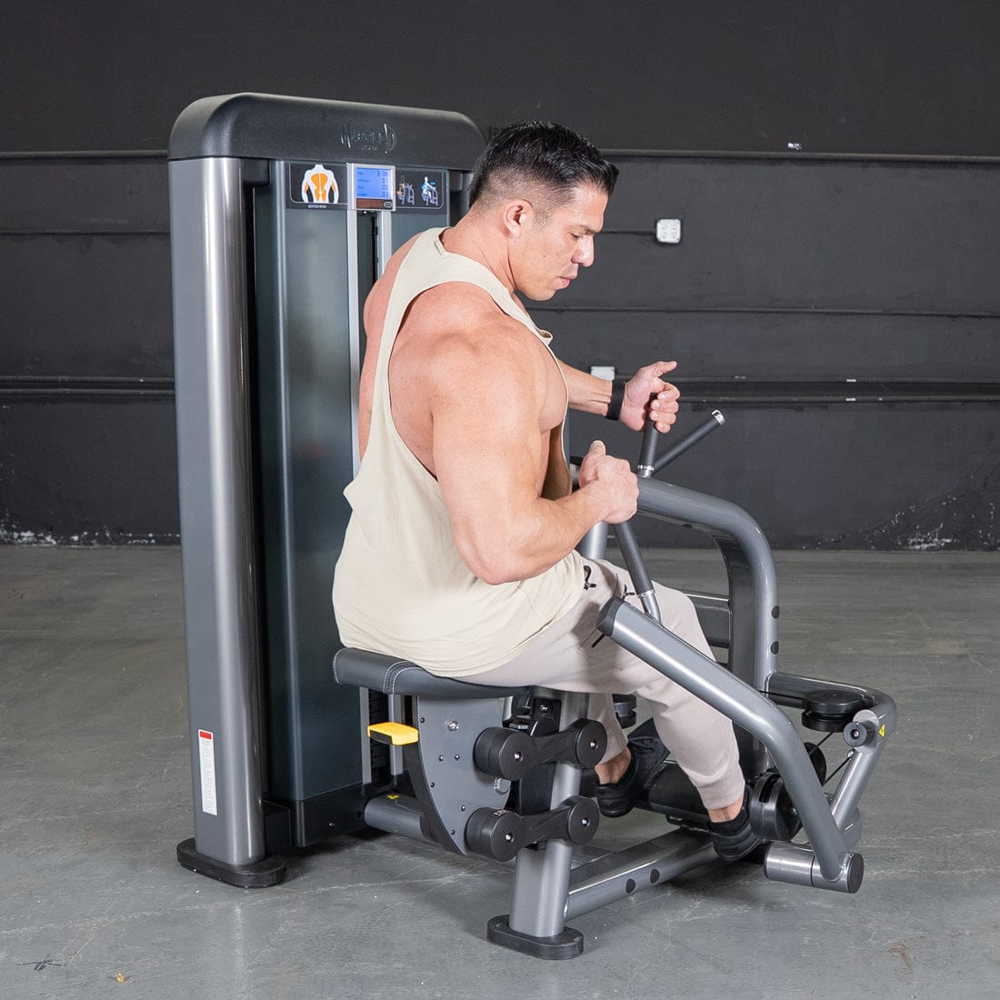 Elite Plus Seated Row - Iso - Lateral Machine | Muscle D Fitness - Grit Grind Strength