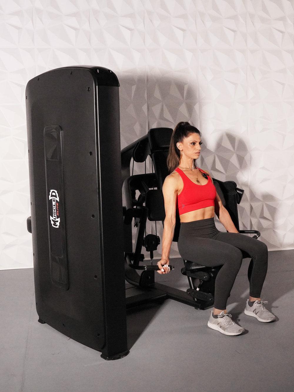 Muscle D Fitness Elite Selectorized Biceps Curl - Commercial Grade_optimized. - Grit Grind Strength