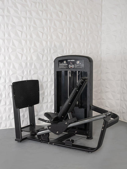 Elite Selectorized Leg Press - Muscle D Fitness - Commercial - Adjustable Seat - Pin Selectorized - Quads Glutes Workout - Grit Grind Strength