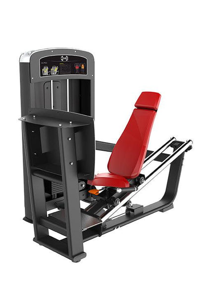 Elite Selectorized Leg Press - Muscle D Fitness - Commercial - Adjustable Seat - Pin Selectorized - Quads Glutes Workout - Grit Grind Strength