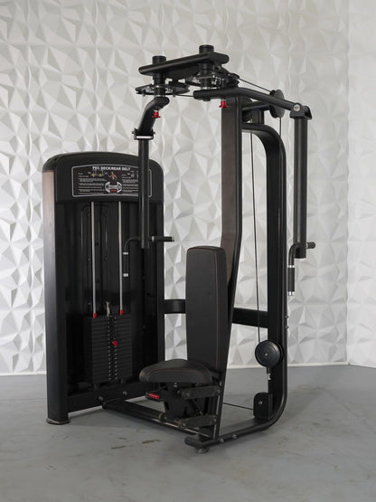 Elite Selectorized Pec Deck/Rear Delt - Muscle D Fitness - Commercial - Adjustable Seat - Pin Selectorized Chest / Back Combo - Grit Grind Strength