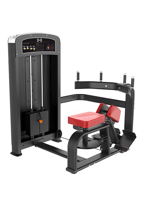 Elite Selectorized Rotary Torso - Muscle D Fitness - Commercial - Adjustable Seat - Pin Selectorized Stack - Oblique Trainer - Grit Grind Strength