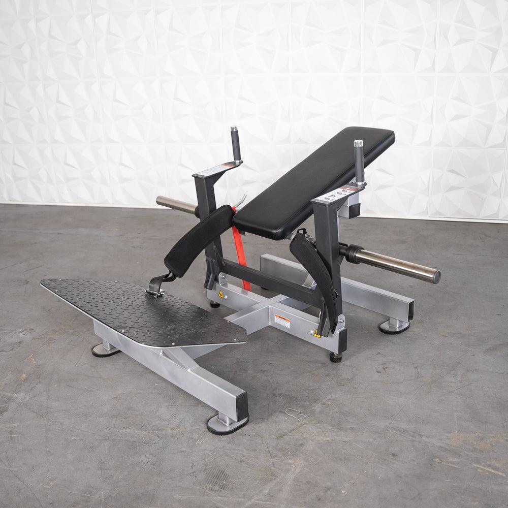 Excel Base Plate Loaded Hip Thruster - Muscle D Fitness - Leverage Glute Drive - Grit Grind Strength