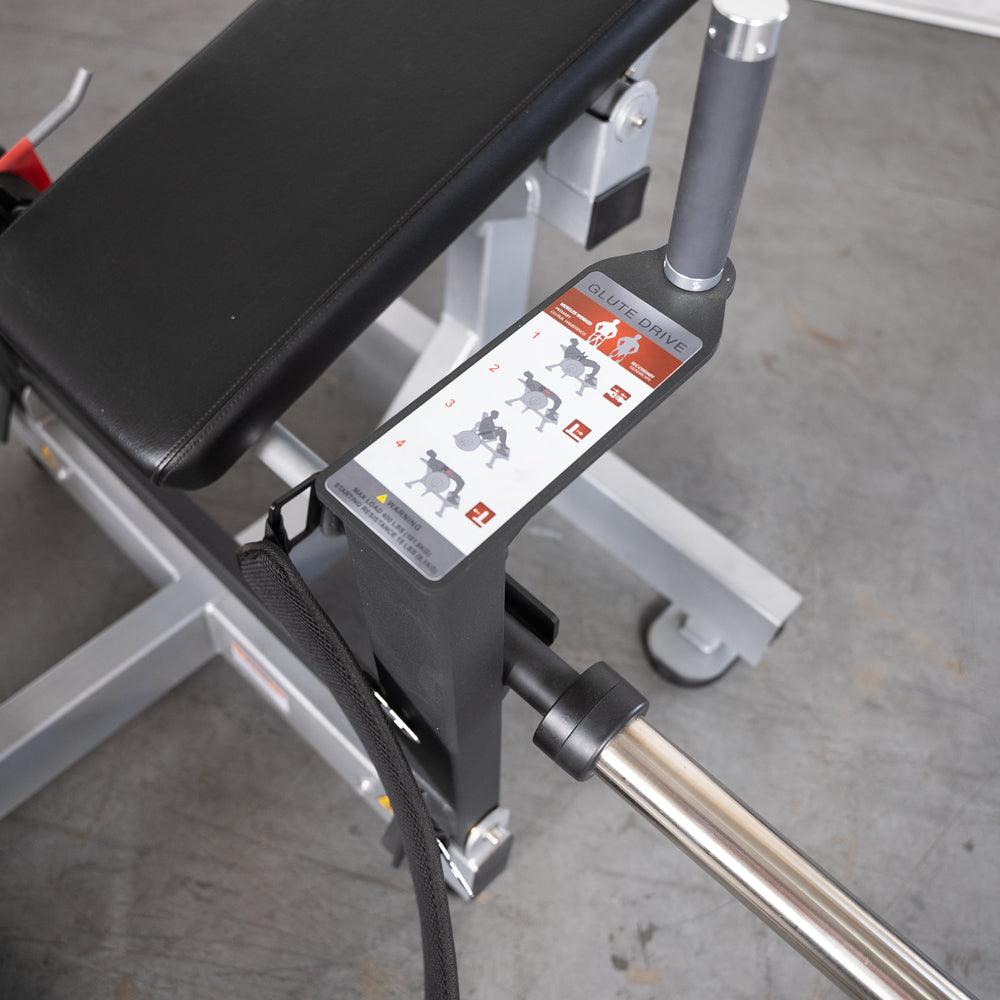 Excel Base Plate Loaded Hip Thruster - Muscle D Fitness - Leverage Glute Drive - Grit Grind Strength