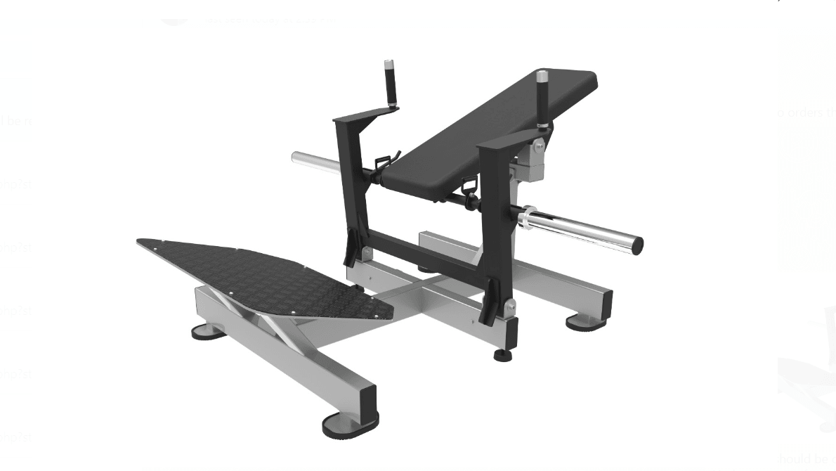 Excel Base Plate Loaded Hip Thruster - Muscle D Fitness - Leverage Glute Drive - Grit Grind Strength
