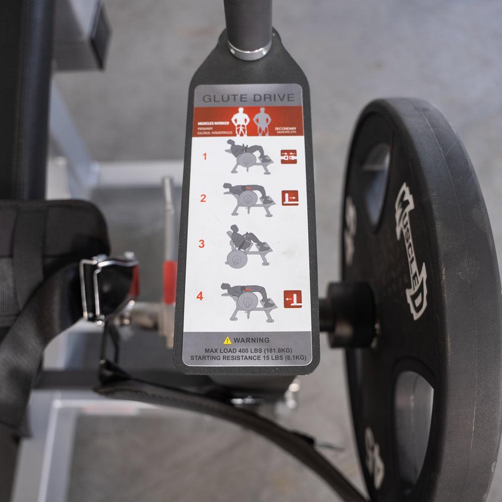 Excel Base Plate Loaded Hip Thruster - Muscle D Fitness - Leverage Glute Drive - Grit Grind Strength