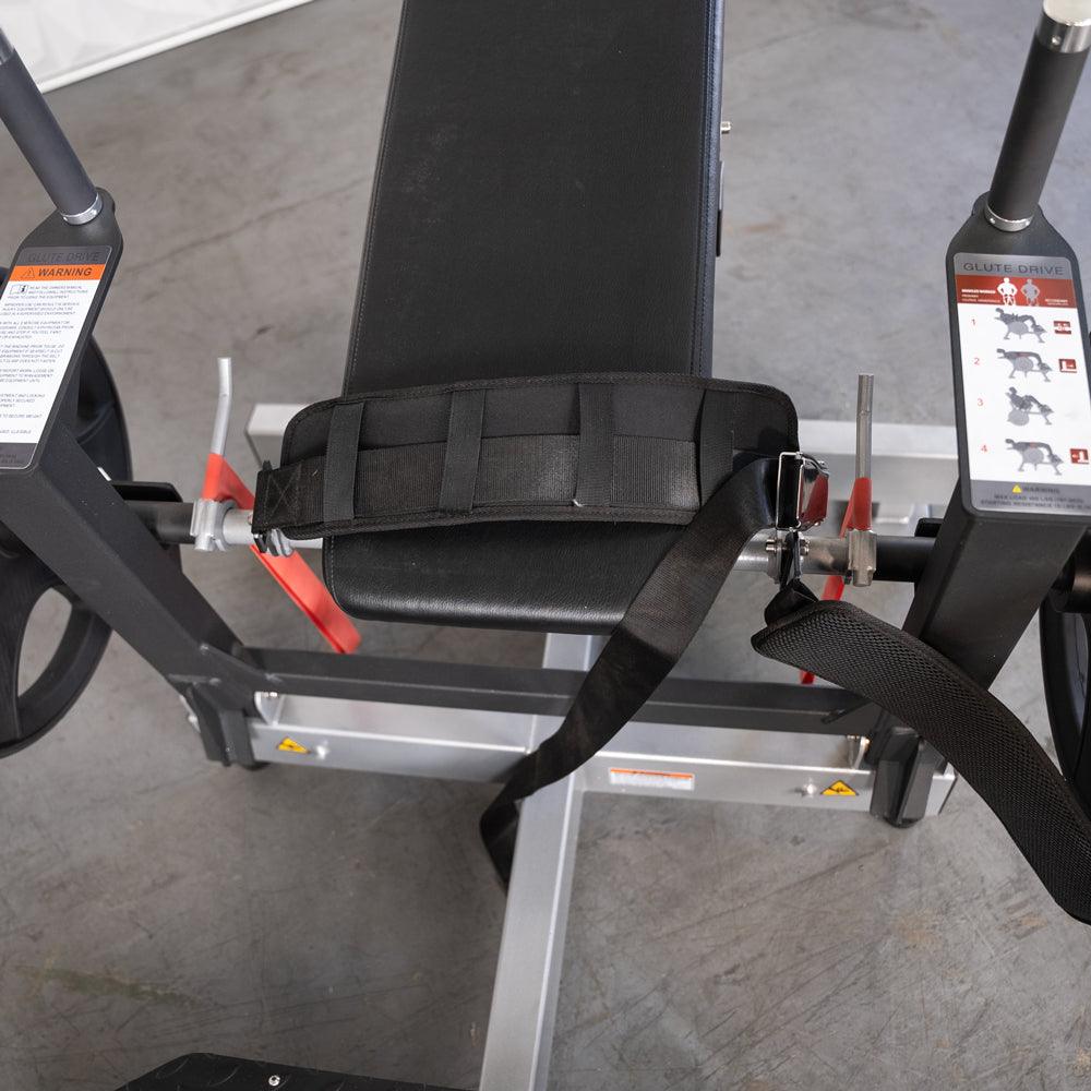 Excel Base Plate Loaded Hip Thruster - Muscle D Fitness - Leverage Glute Drive - Grit Grind Strength