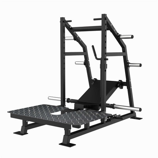 Excel Belt Squat - Muscle D Fitness - Plate Loaded Belt Squat w/ Plate Storage - Grit Grind Strength