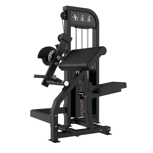 Excel Biceps/Triceps Combo - Muscle D Fitness - Selectorized Arm Machine - Adjustable Seat - Grit Grind Strength