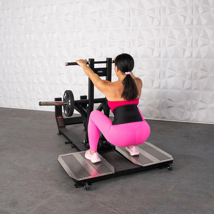 Excel Glute Line Belt Squat - Muscle D Fitness - Plate Loaded Belt Squat - Non Slip Deck - Grit Grind Strength