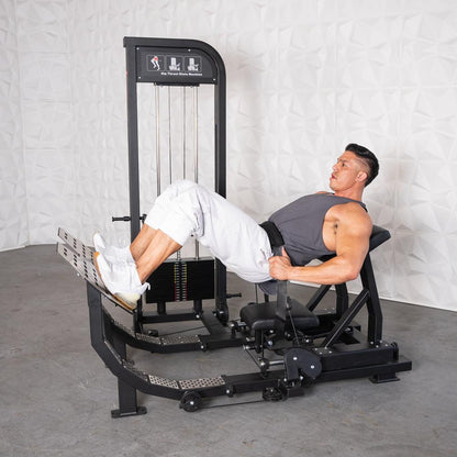 Excel Selectorized Hip Thrust Glute - Muscle D Fitness - Selectorized Glute Drive - Band Compatable - Grit Grind Strength